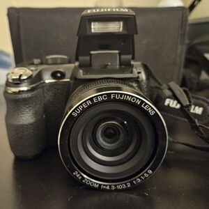 Fujifilm Digital Camera with Super EBC Lens - Black
